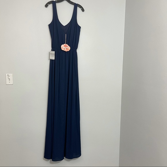 # Show Me Your MuMu Kendall Soft V Back A Line Dress - Picture 8 of 11